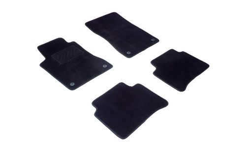 Ворсовые коврики LUX для Mercedes-Benz E-Class W211 2002-2009, Seintex.82361