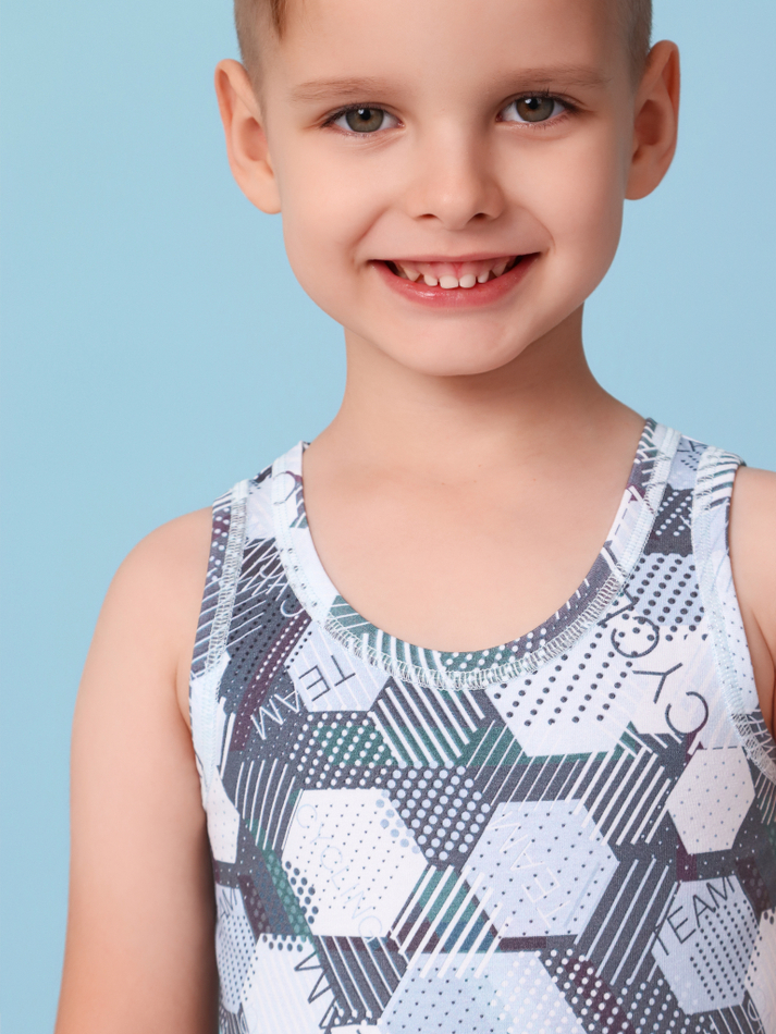 2822 Набор из 2 маек из хлопка Mini kids