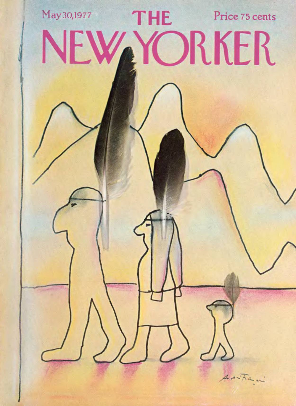Журнал The New Yorker 30-05-1977, обложка