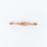 Деревянный крючок для вязания из древесины вишни 14 мм. K224