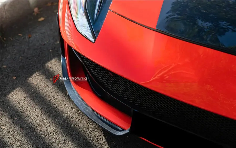 Карбоновая губа переднего бампера для Ferrari 812 Superfast GTS 2017-2024 Феррари