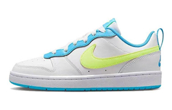 Женские кроссовки Nike Court Borough Low 2 'White Baltic Blue Volt' BQ5448-122