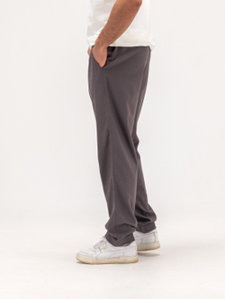 Джоггеры льняные. Графит