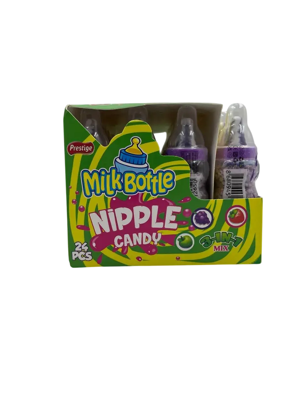 Леденцовая карамель в форме детской бутылки