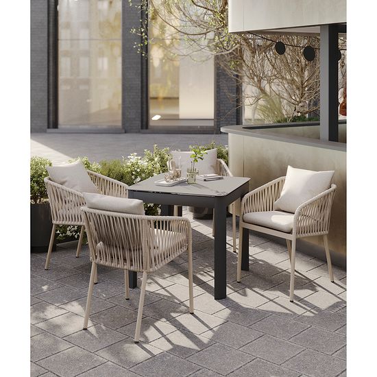 Стул monyx, серо-бежевый