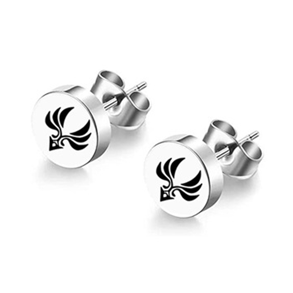 Серьги "Genshin Impact / Геншин" (Круглые гвоздики)