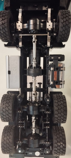 Радиоуправляемый самосвал HUINA HN1598 масштаб 1/14 , 2,4 ГГц , 6WD, 14-канальная радиоуправляемая модель самосвала , металл , новинка 2024г