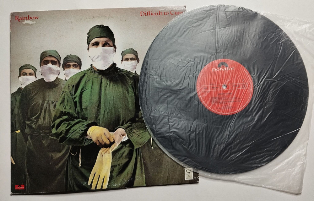 Винтажная виниловая пластинка LP Rainbow Difficult To Cure (Japan 1981) (No Obi)