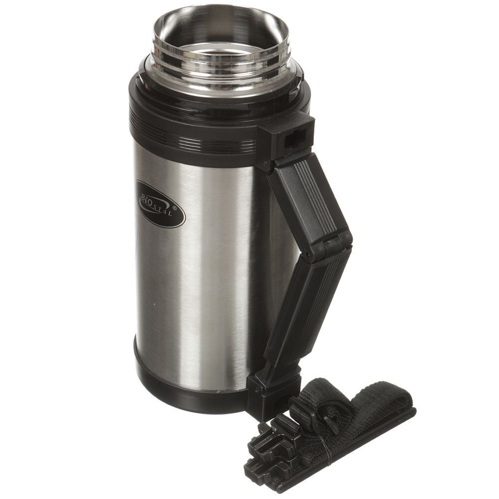 Термос нержавеющая сталь, 1.2 л, универсальная горловина, Biostal, колба нержавеющая сталь, NG-1200-1