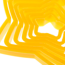 Набор пластиковых вырубок «Звездочки» 6 шт