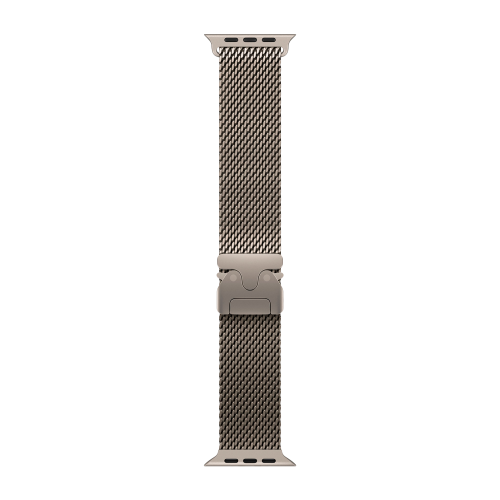 Умные часы Apple Watch Ultra 2 (2024) GPS + Cellular, 49mm, Natural Titanium Case with Natural Titanium Milanese Loop L, (Натуральный титановый)