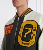 Кожаная куртка бомбер Kenzo - графитовый(FD65BL1409OH)