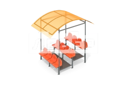 Трибуна крытая на 12 мест