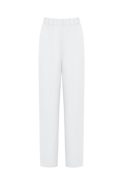 Брюки прямые белые