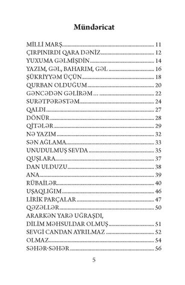 Seçmə şeirlər (Əhməd Cavad)