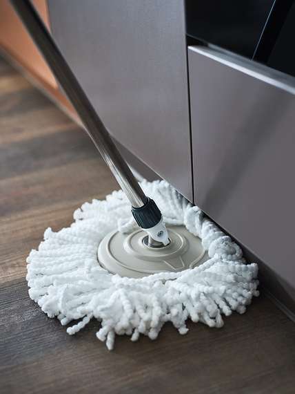 Швабра с ведром и центрифугой cleanup, 7 л.