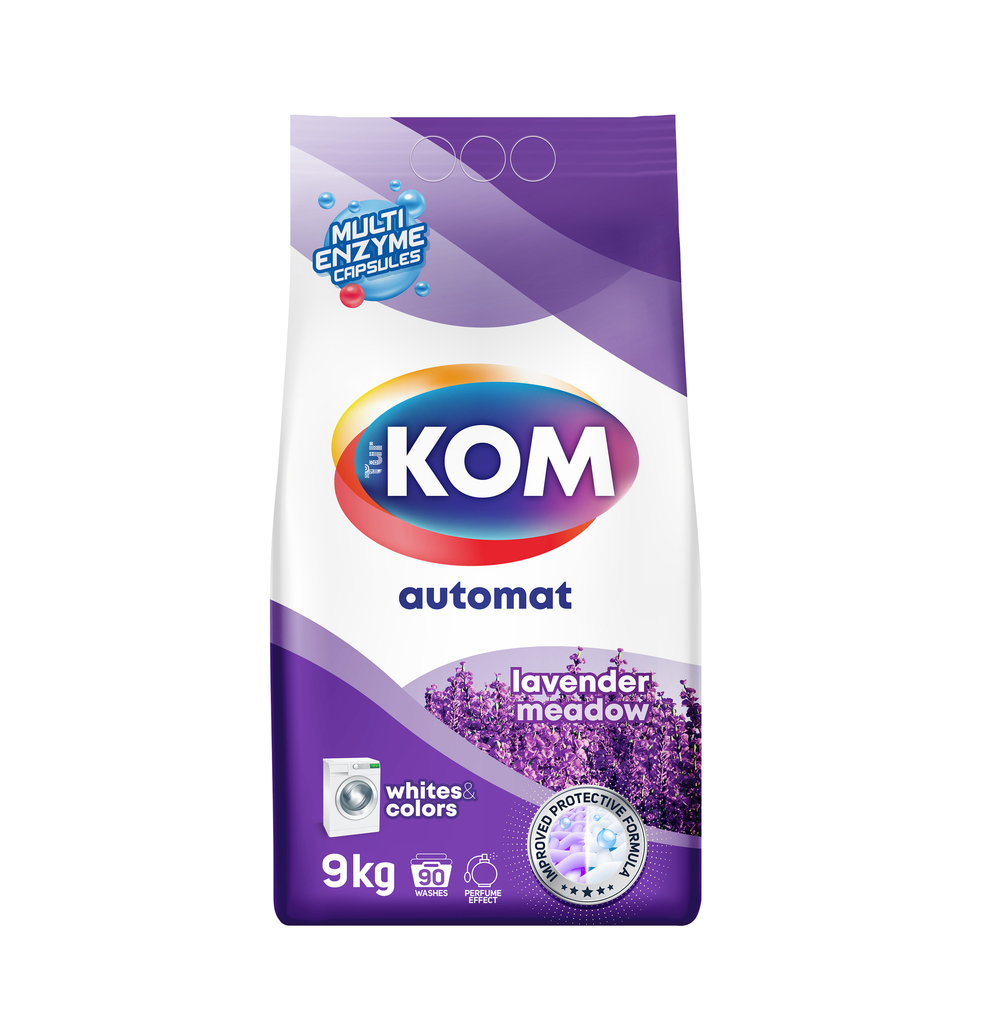 KOM Порошок автомат 9кг Лаванда