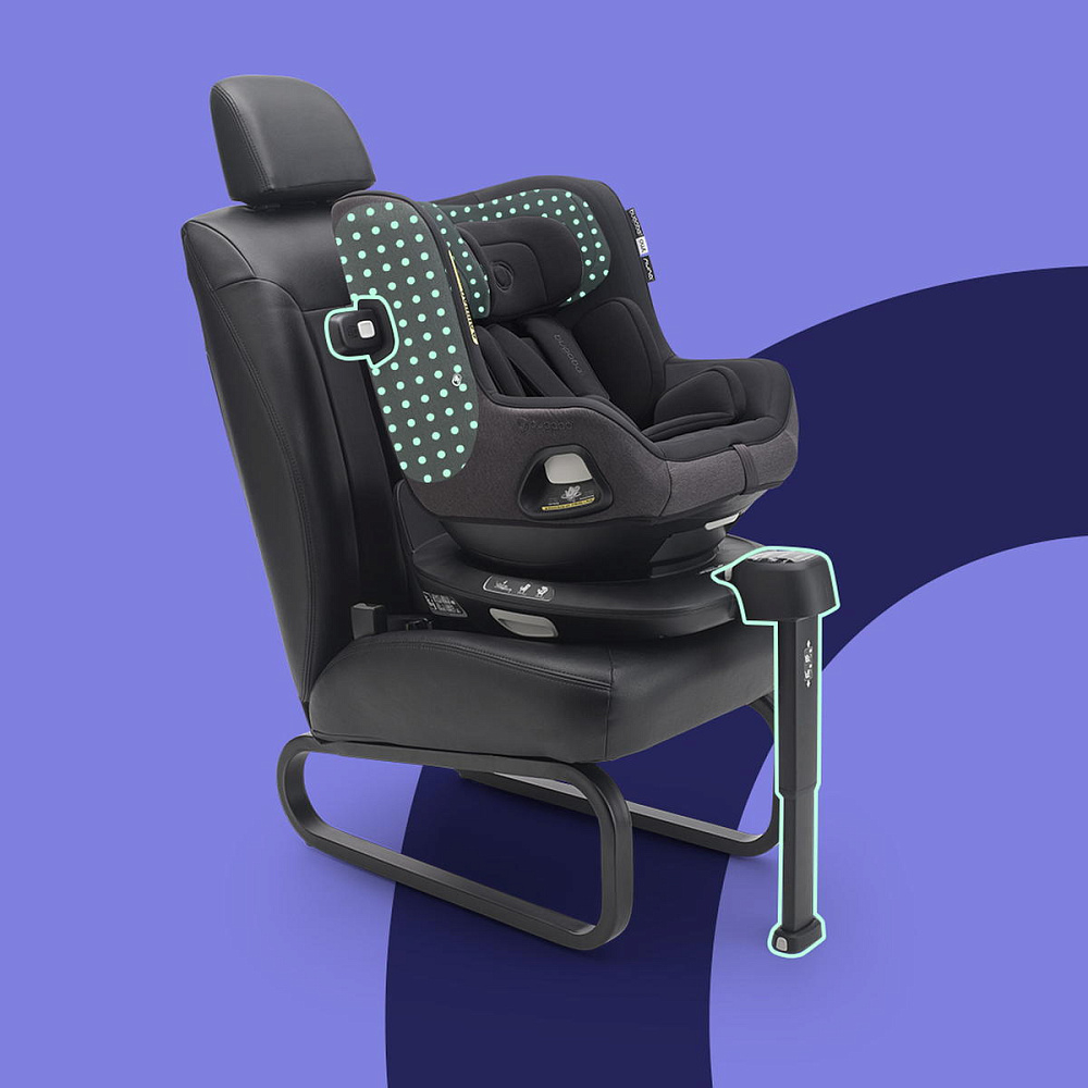 Автокресло Bugaboo Owl by Nuna с базой Isofix 360 Black