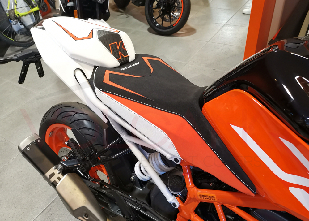 KTM Duke 125 250 390 2017-2020 Volcano комплект чехлов для сидений Противоскользящий