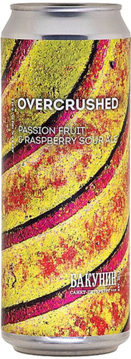 Пиво Бакунин Оверкрашд / Bakunin Overcrushed 0.45 - банка