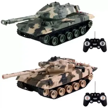 Радиоуправляемый " Боевой танк "  , Play Smart арт. 9808 ( цвет коричневый )