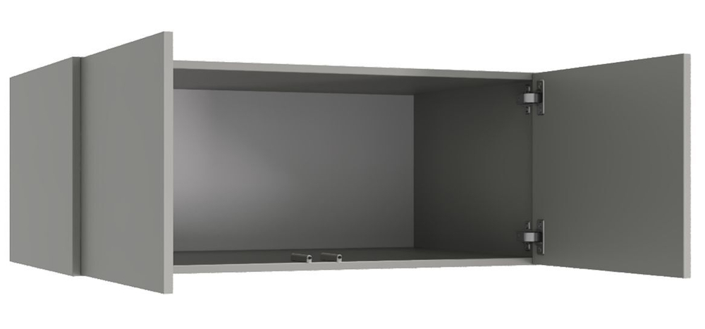 Антресоль на 2 дверный шкаф Сиэтл, серая