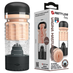 Вибромастурбатор-вагина Baile Emily, черная колба, 11,5 см