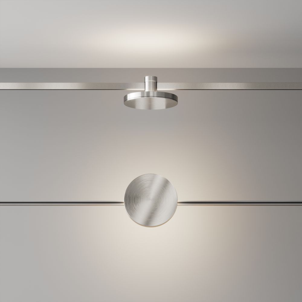 Трековый магнитный светодиодный светильник Maytoni Flarity   TR152-1-7W4K-PT