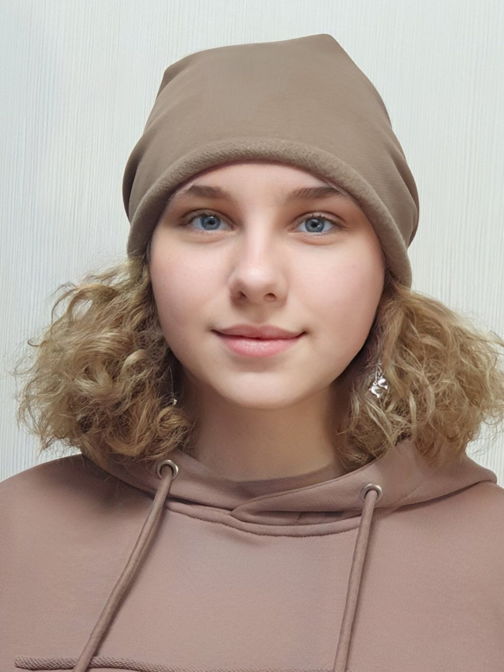Шапка ДЖЕК хлопковая утепленная с валиком