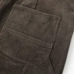 Шорты Ymkashix Nineties Velvet темно-коричневые