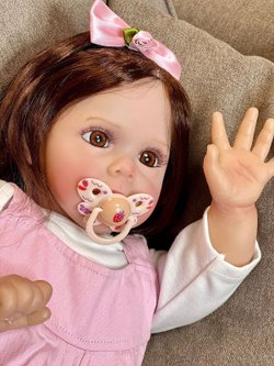 Кукла Реборн мягконабивная 60см в пакете (FA-088A)