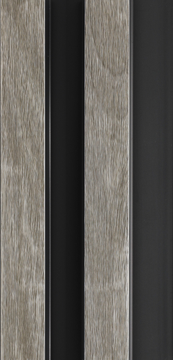 Реечная панель 3Д Prof ПВХ XL Дуб серый 122х2950 мм