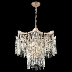 Citilux Моника CL308262 Люстра хрустальная подвесная Золото