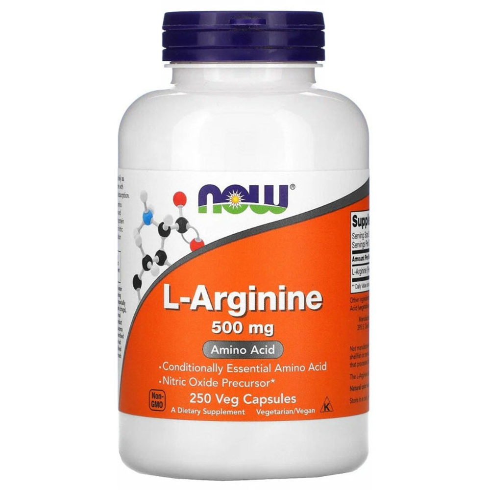 NOW L-Arginine 500 мг. (250 капс.) [M]