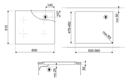 Электрическая варочная панель Smeg SI2B22641D