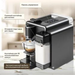 Кофемашина капсульная Caffitaly System S22 EVO Quadra Titanium (титан/серая)