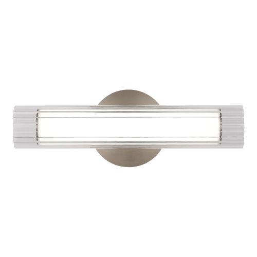 Светильник настенный, Никель/Белый-прозрачный, ENFYS, LED 7W, 3000K/4000K/6000K