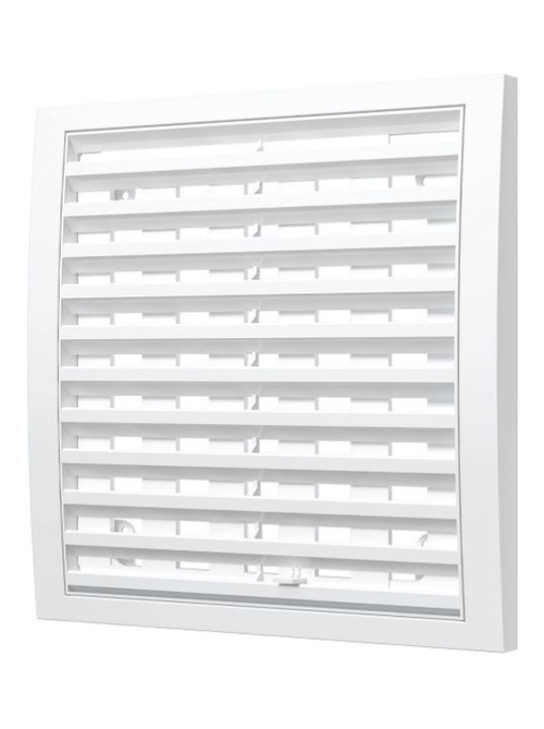 Решетка вентиляционная с сеткой, разъемная, наклонные жалюзи, 208х208мм, (2121P), ERA
