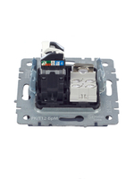 BRITE Розетка двойная RJ11+RJ45 кат.5E РК/Т12-БрМ маренго IEK