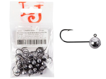 Джиг-головка Lucky John MJ MICRO HEAD кр.004 2.0г