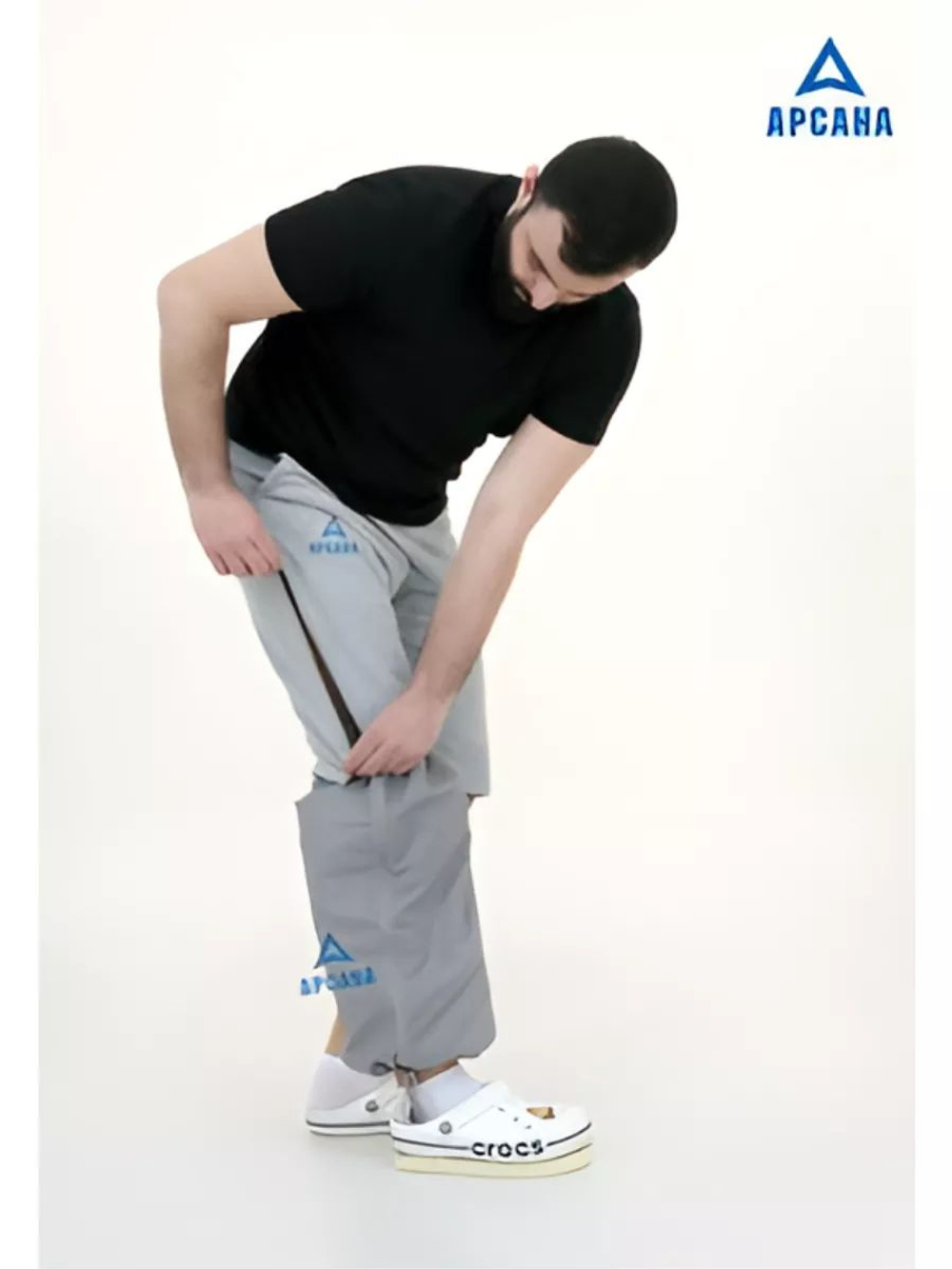 Шорты ортопедические с молниями по бокам. Размер 4XL (56-58).