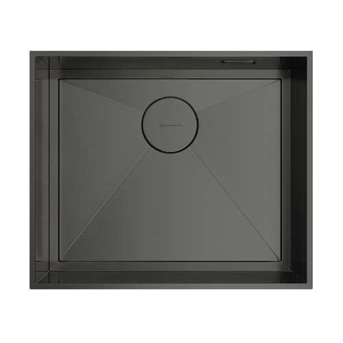 кухонная мойка Omoikiri Kasen 53-26-INT-GM нерж. сталь/вороненая сталь