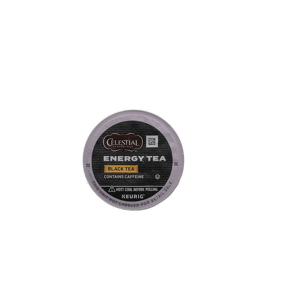 Celestial Seasonings, Energy Tea, черный чай, 12 капсул K-Cup, 2,3 г (0,08 унции) каждая