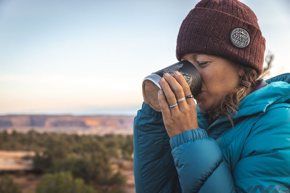 Термокружка Klean Kanteen Camp Mug 12oz (355 мл) Mountain Black