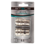 Муфта универсальная быстросъемная ("мама") 1/4, внутренняя резьба, 2 шт, Stels