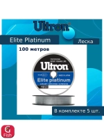 Монофильная леска для рыбалки ULTRON Elite Platinum