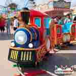 Аттракцион рельсовый для малышей «Радуга Счастья», 3 вагона, 12 мест