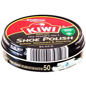 СРЕДСТВО ДЛЯ ОБУВИ KIWI SHOE POLISH (ЧЕРНЫЙ) 50МЛ 12*1