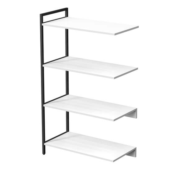 10СПС.4.800 Стеллаж промежуточный средний 4 полки, широкий (780*400*1328)