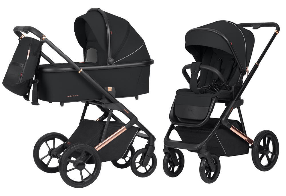 Коляска 2 в 1 Carrello Sigma CRL-6509 2024 Obsidian Black